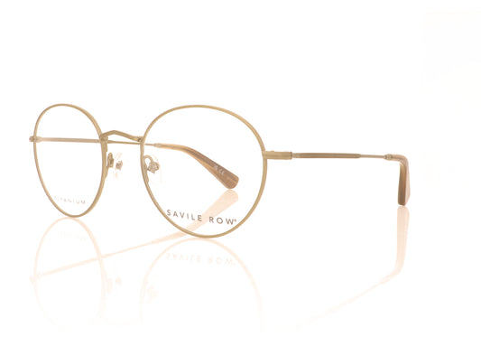 Savile Row SRO 007 001 Gold Glasses - Angle