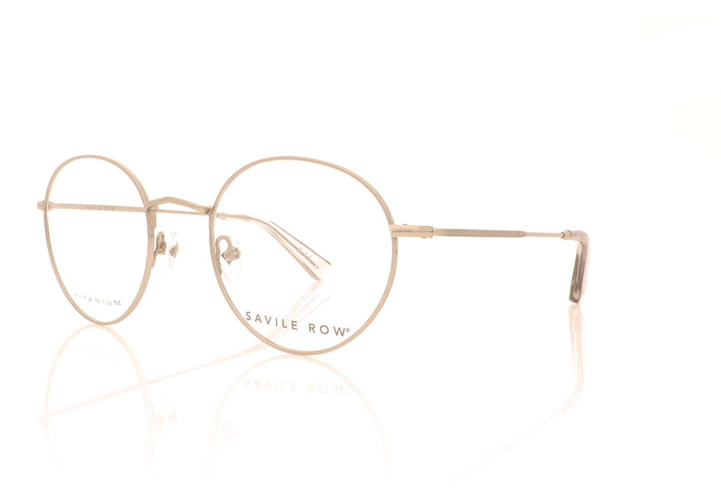 Savile Row SRO 007 202 Silver Glasses - Angle