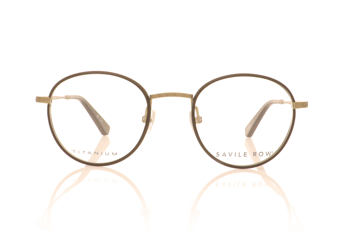 Savile Row SRO 014 001 Gold Glasses - Front