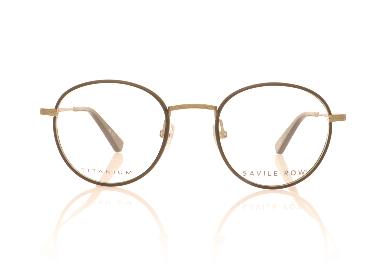 Savile Row SRO 014 001 Gold Glasses - Front