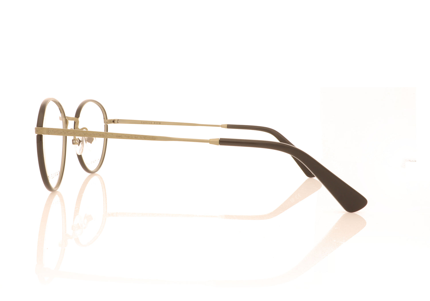 Savile Row SRO 014 001 Gold Glasses - Side