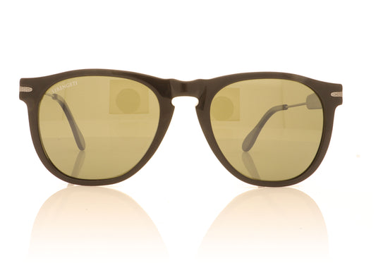 Serengeti Amboy SS530001 Shiny Black Sunglasses - Front