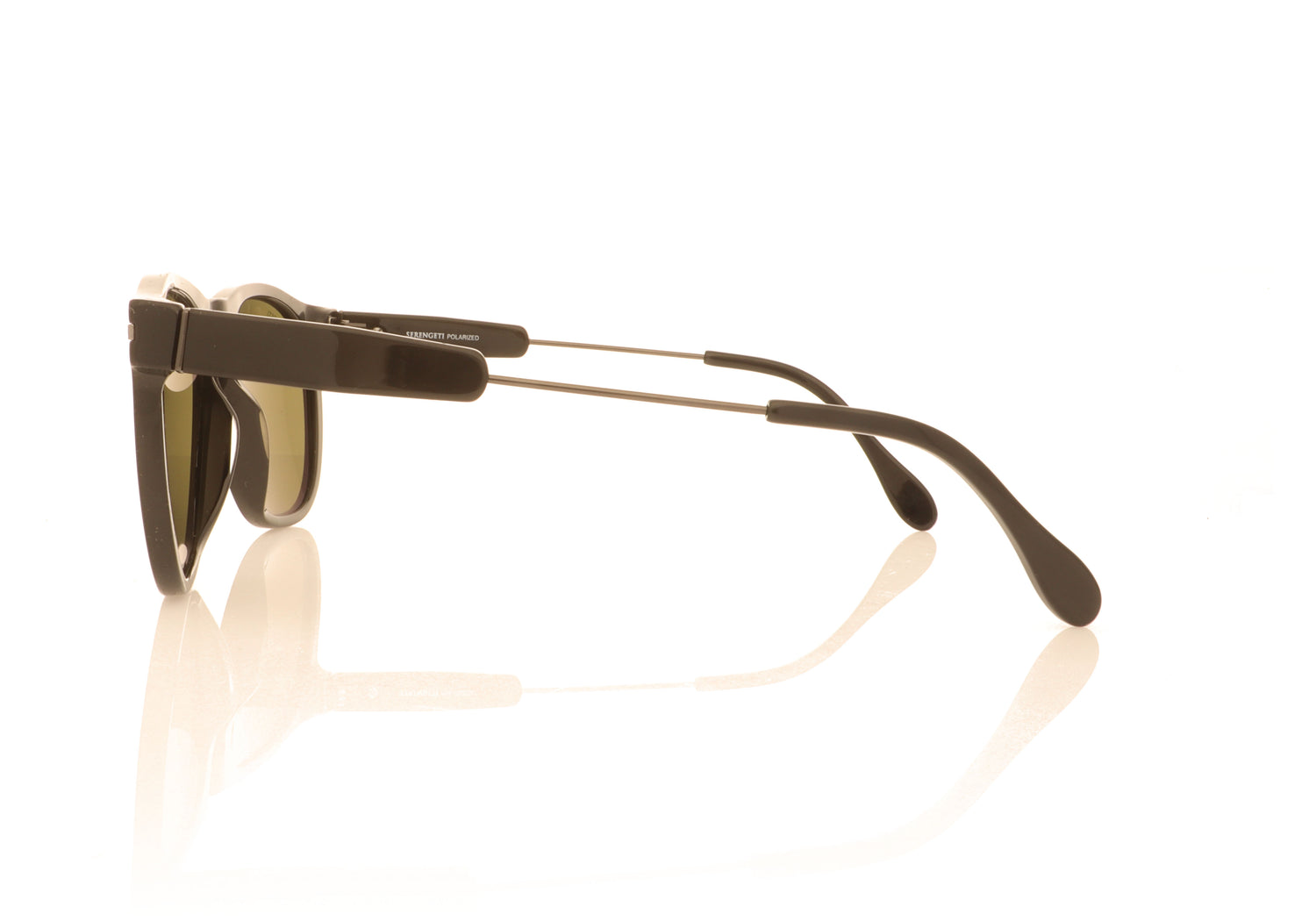 Serengeti Amboy SS530001 Shiny Black Sunglasses - Side