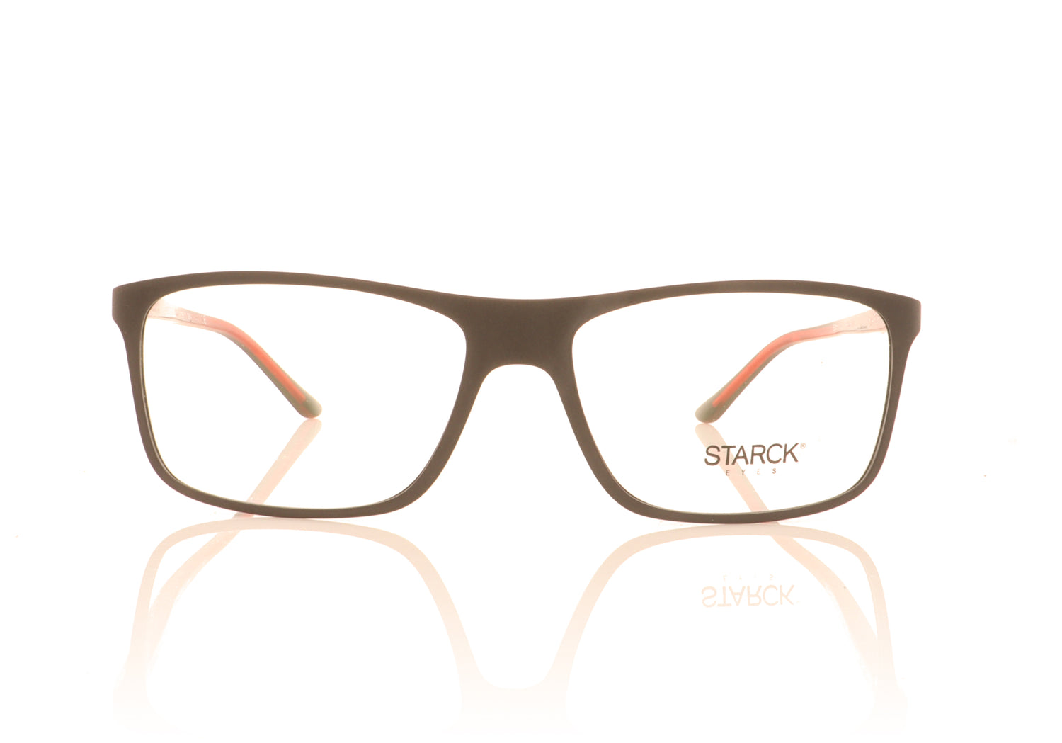 Starck Pl1365 20 Matt Black Glasses - Front