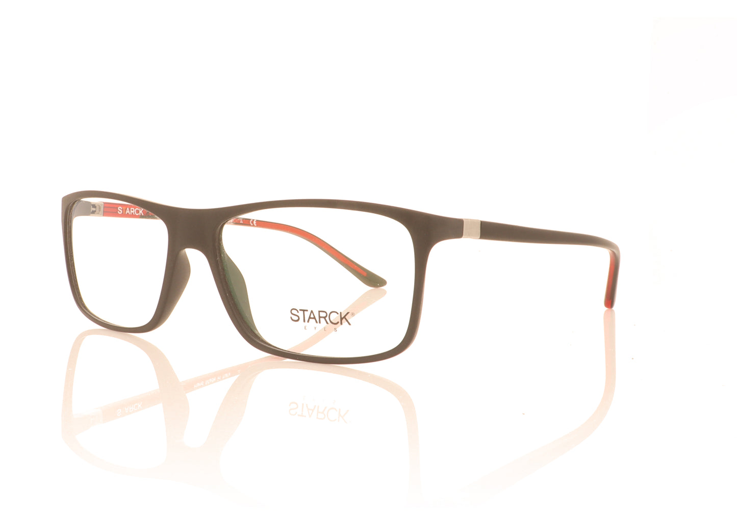 Starck Pl1365 20 Matt Black Glasses - Angle