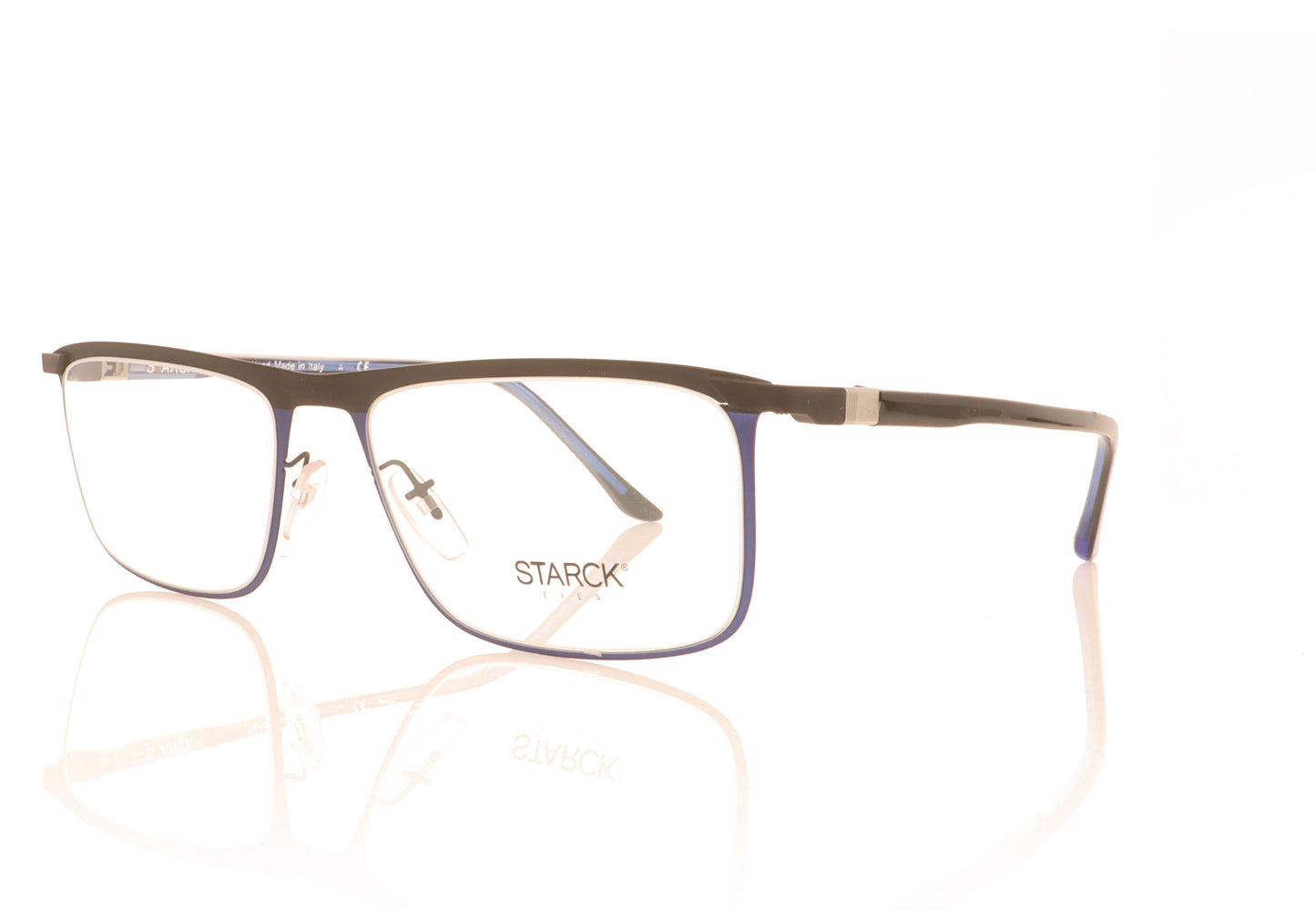 Starck 0SH2030 4 Matte Black Glasses - Angle