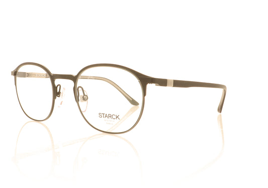 Starck SH2074 0003 Matte Black Glasses - Angle
