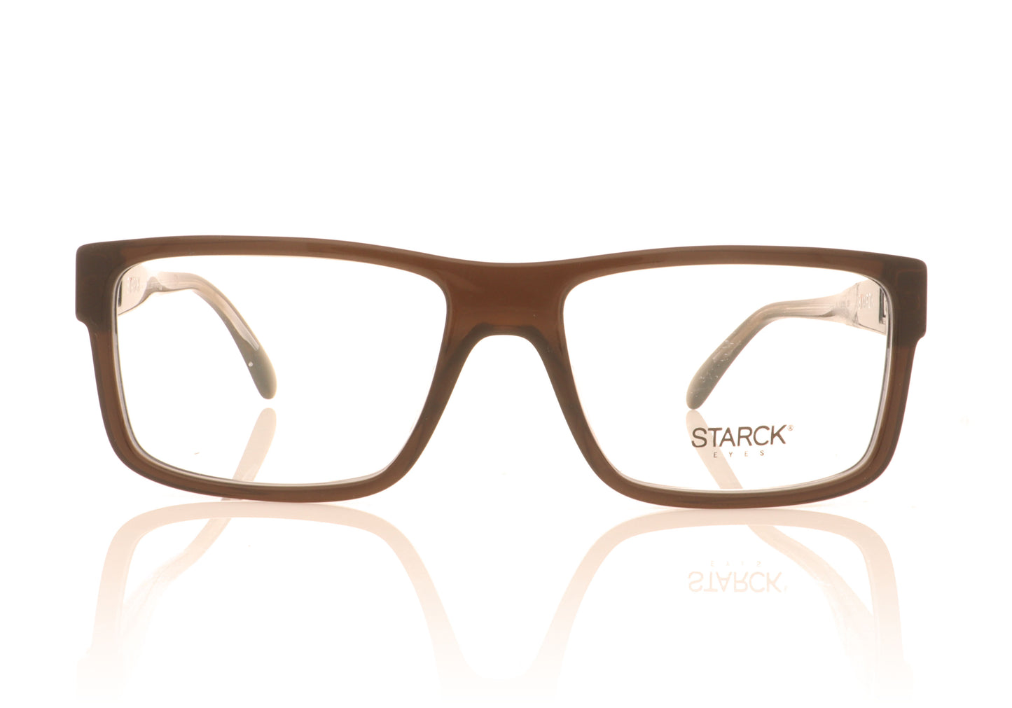 Starck 0SH3046 4 Brown Avio Glasses - Front