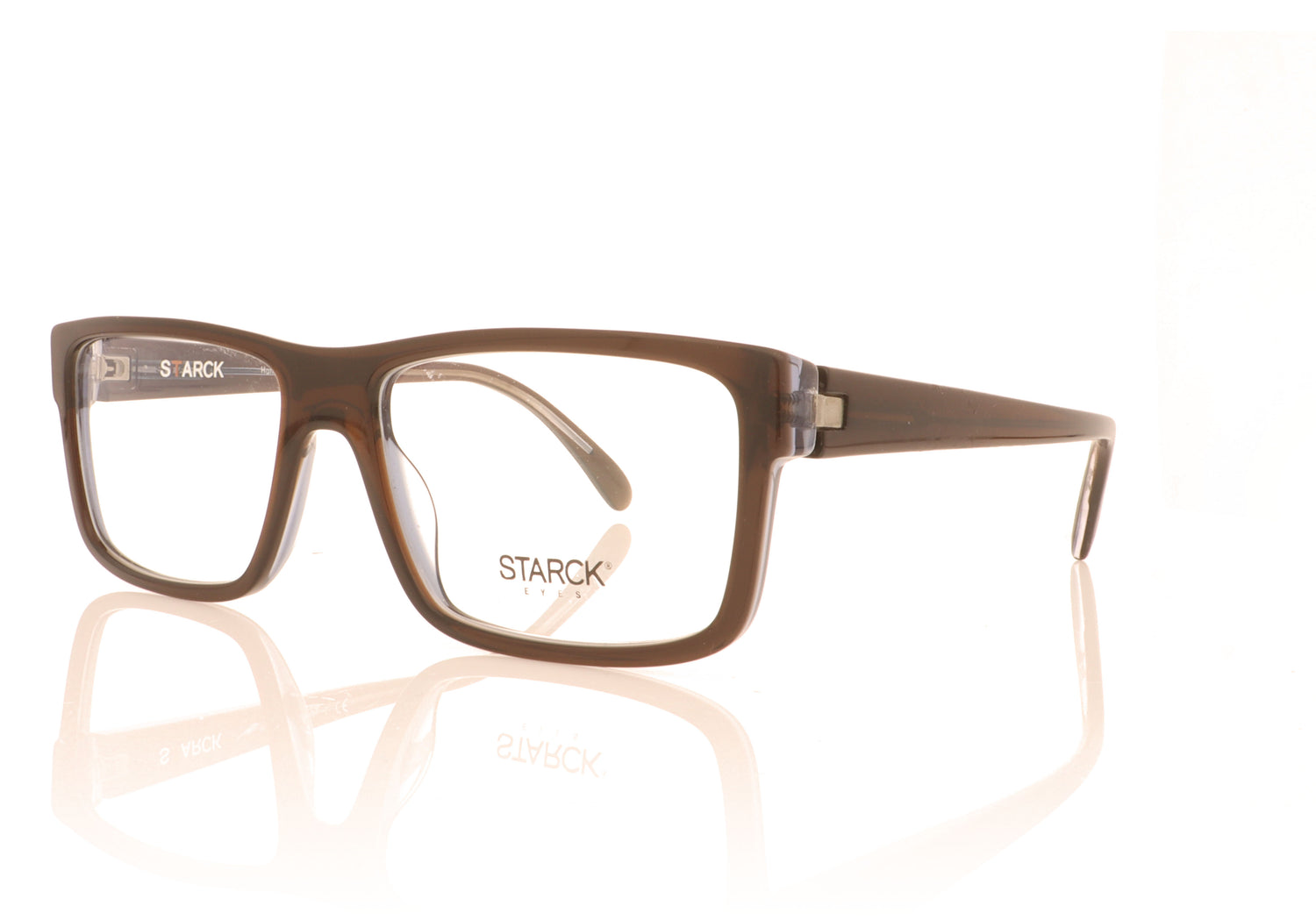 Starck 0SH3046 4 Brown Avio Glasses - Angle