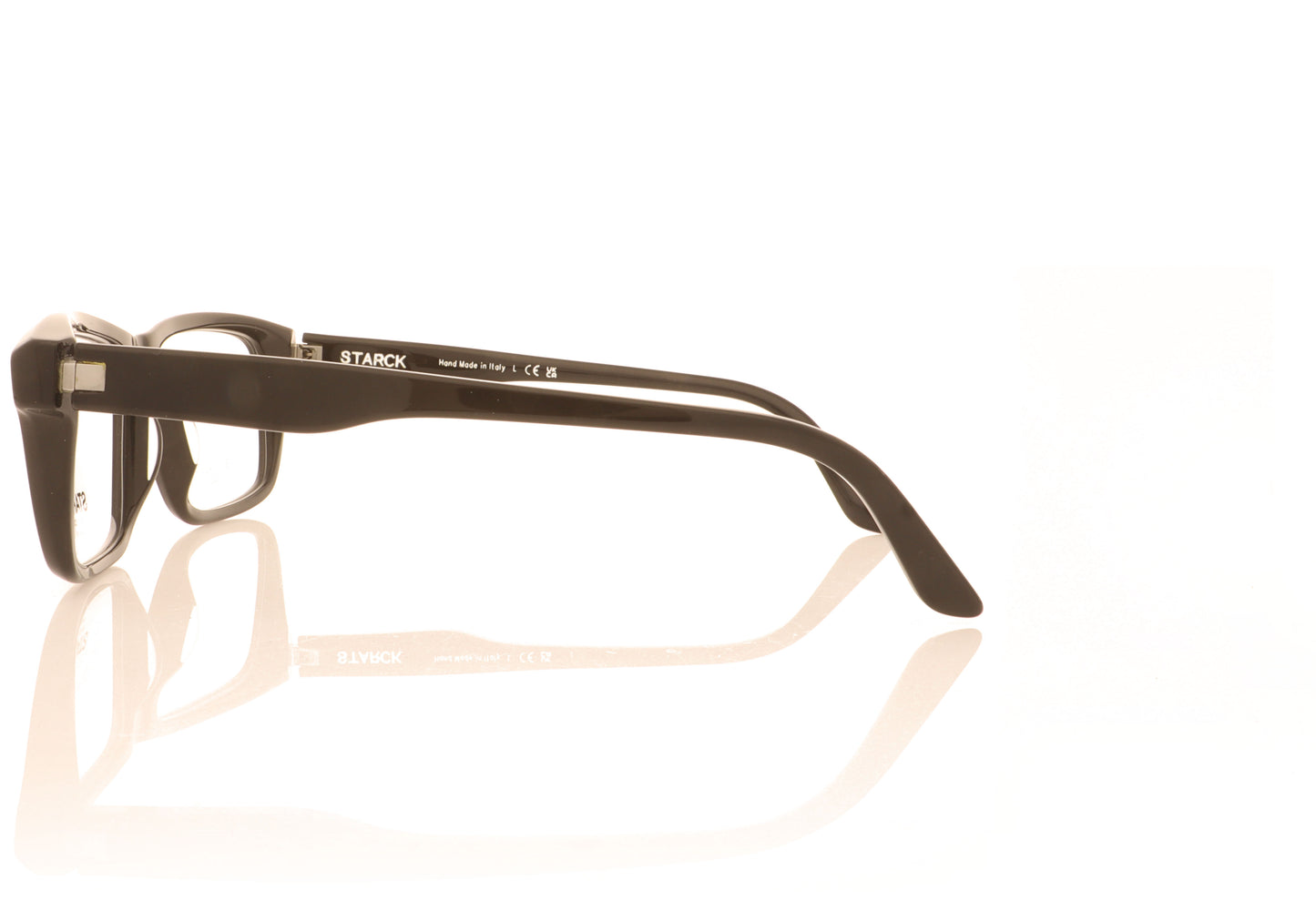 Starck SH3087 0001 Black Glasses - Side