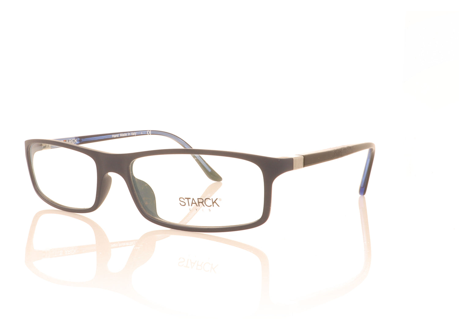 Starck SH1015 2 Matt Navy Glasses - Angle