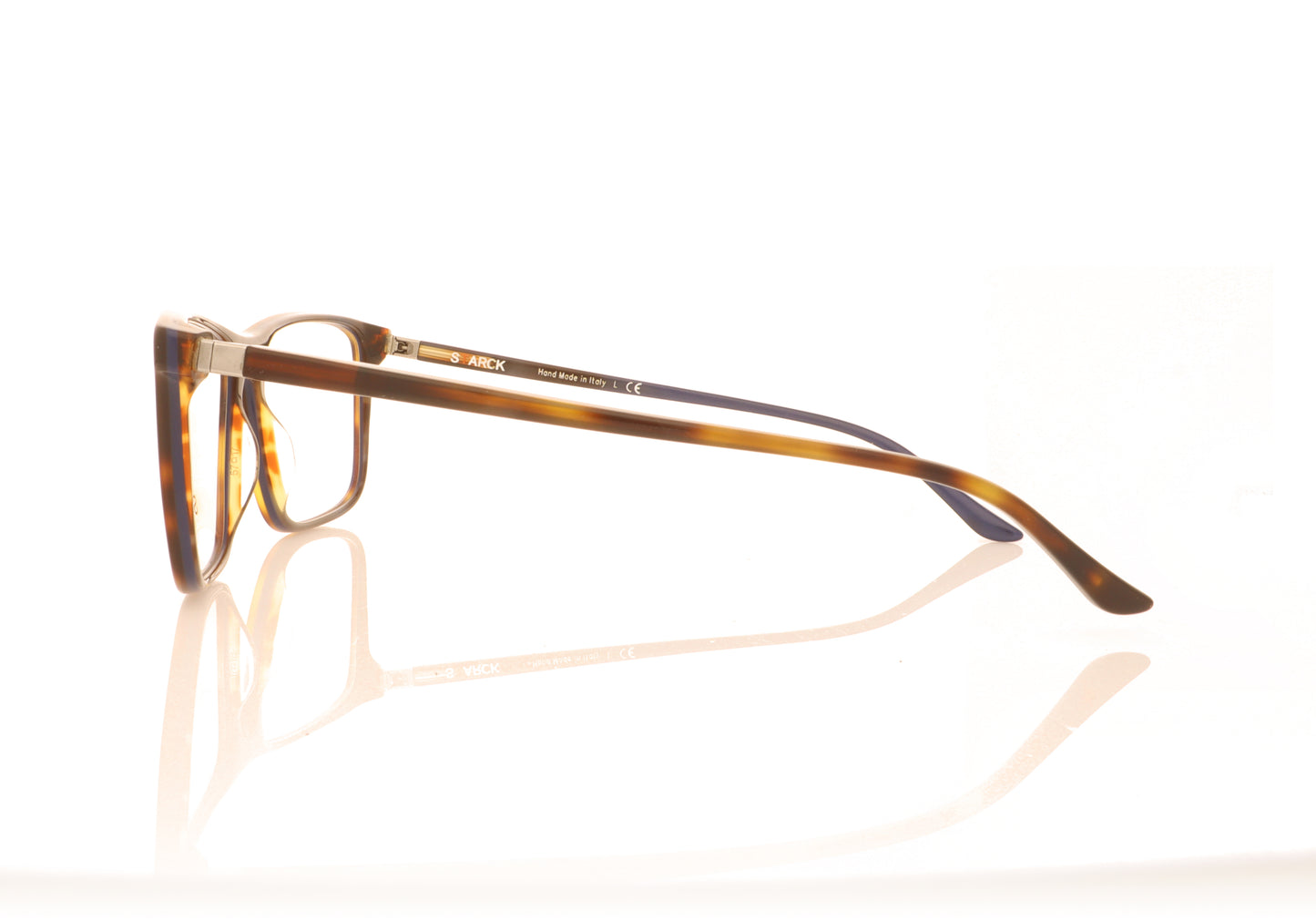 Starck SH3025 8 Blue Havanna Glasses - Side