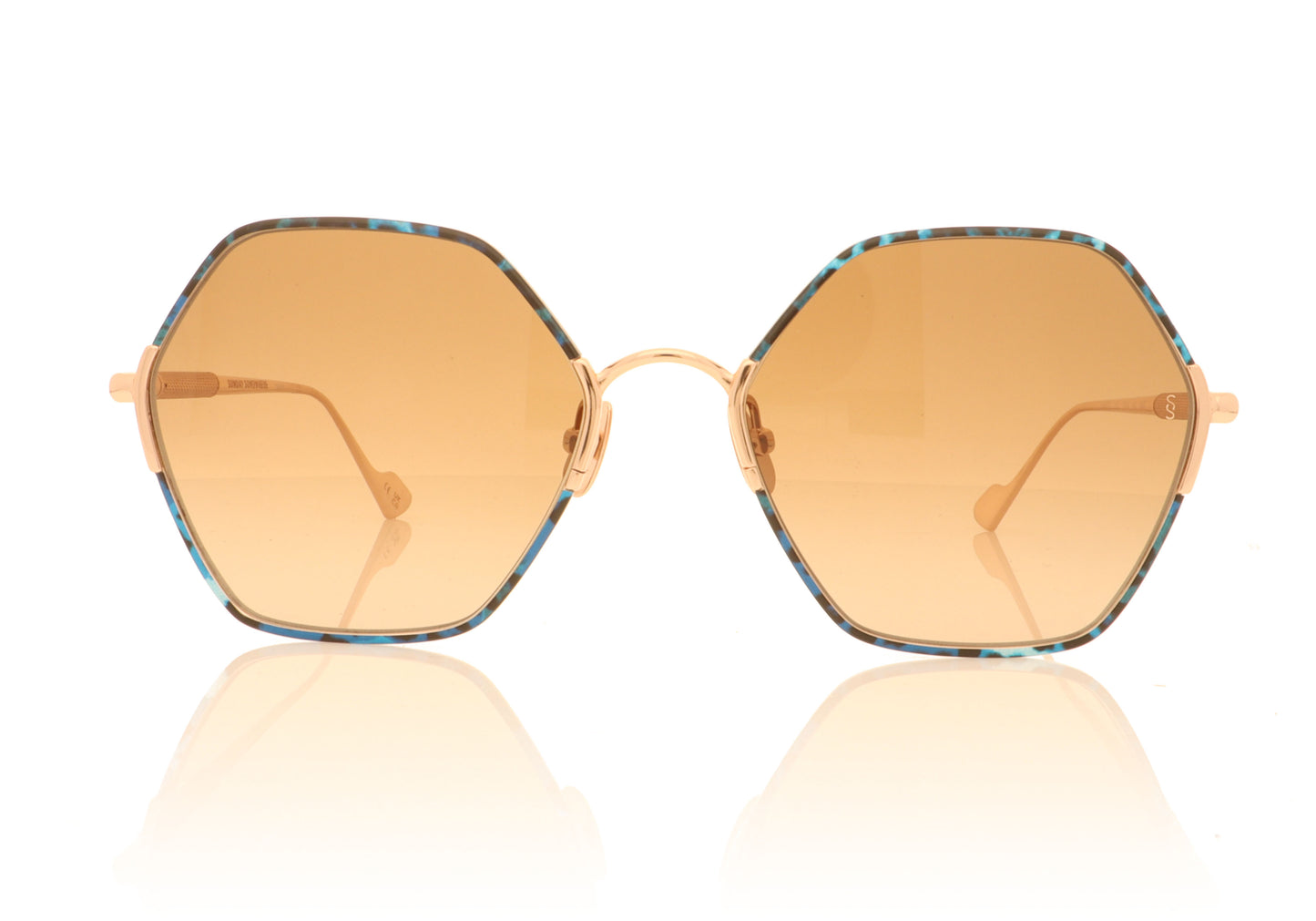 Sunday Somewhere SUN7028 01BC Rose Gold Sunglasses - Front