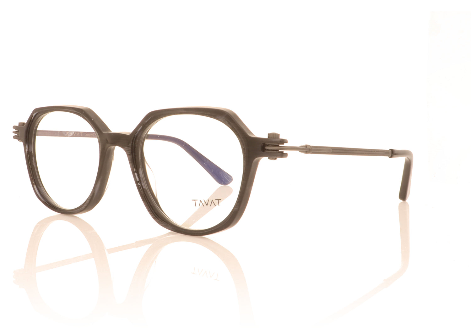 Tavat Bi-Pantos BGM Black Glasses - Angle