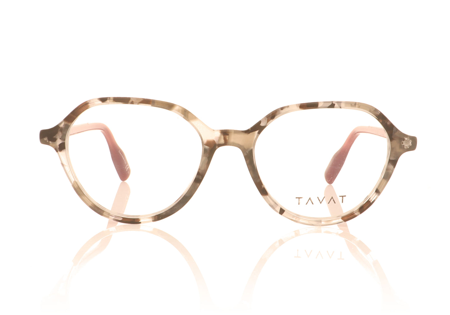 Tavat TT512 BBU Black Burgundy Glasses - Front