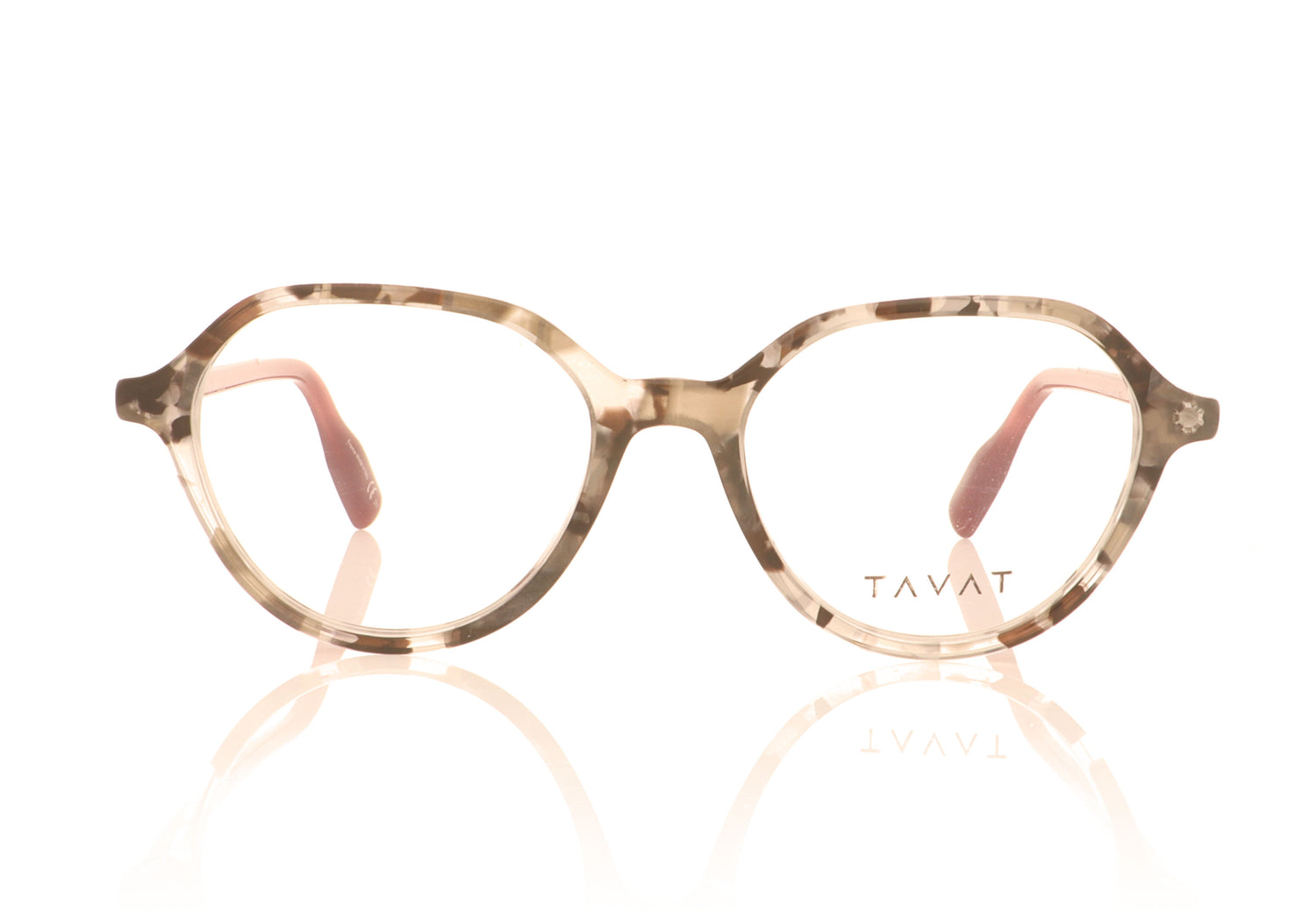 Tavat TT512 BBU Black Burgundy Glasses - Front