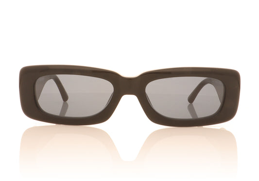 The Attico Mini Marfa C1 Black Sunglasses - Front