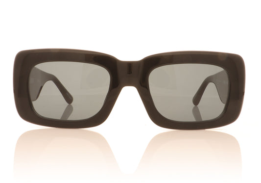 The Attico Marfa C1 Black Sunglasses - Front