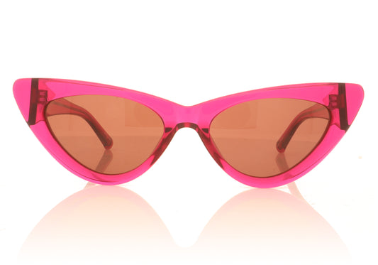 The Attico Dora C8 Pink Sunglasses - Front