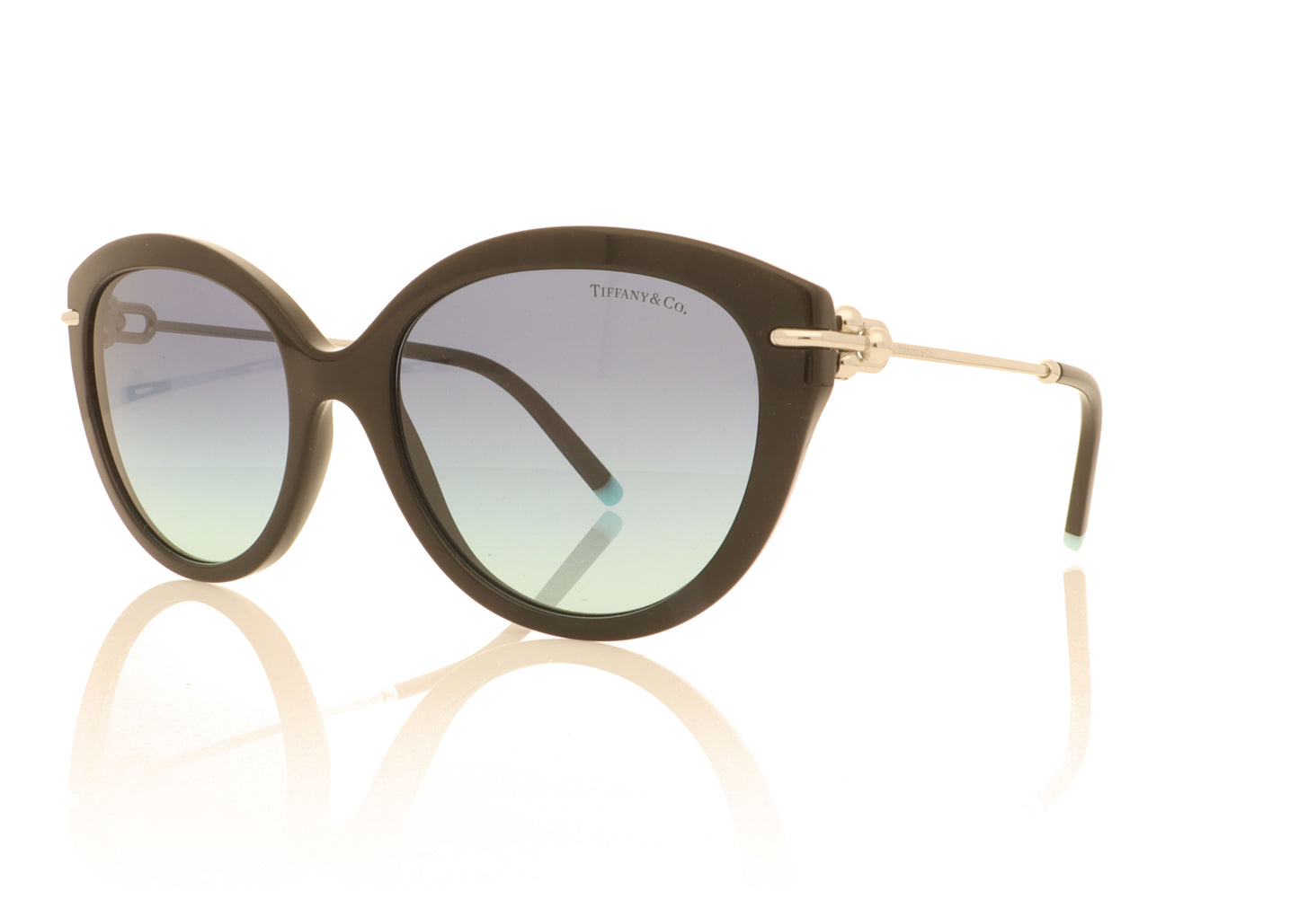 Tiffany TF4187 83429S Black Sunglasses - Angle