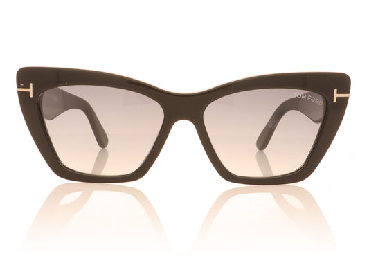 Tom Ford Wyatt 01B Black Sunglasses - Front
