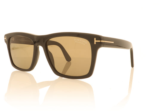 Tom Ford Buckley 2 TF906 01H Black Sunglasses - Angle