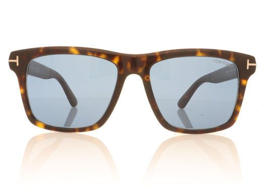 Tom Ford Buckley 2 TF906 52V Tortoise Sunglasses - Front