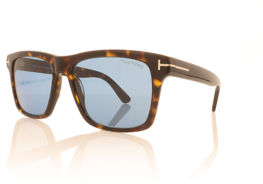 Tom Ford Buckley 2 TF906 52V Tortoise Sunglasses - Angle