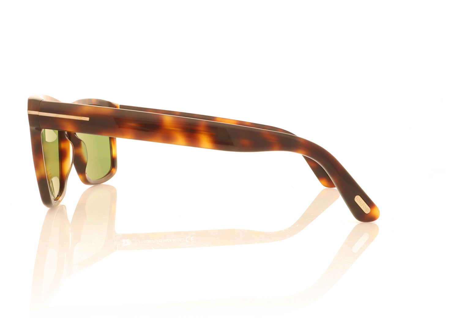 Tom Ford Buckley 2 TF906 53N Tortoise Sunglasses - Side