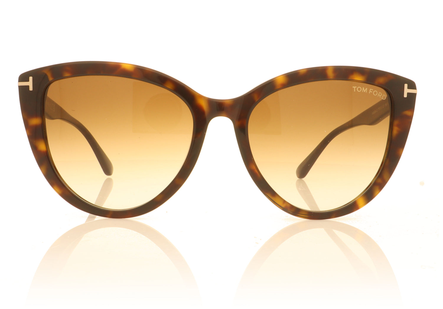 Tom Ford Isabella 52F Tortoise Sunglasses - Front