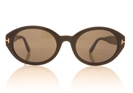 Tom Ford Genevieve 01A Black Sunglasses - Front