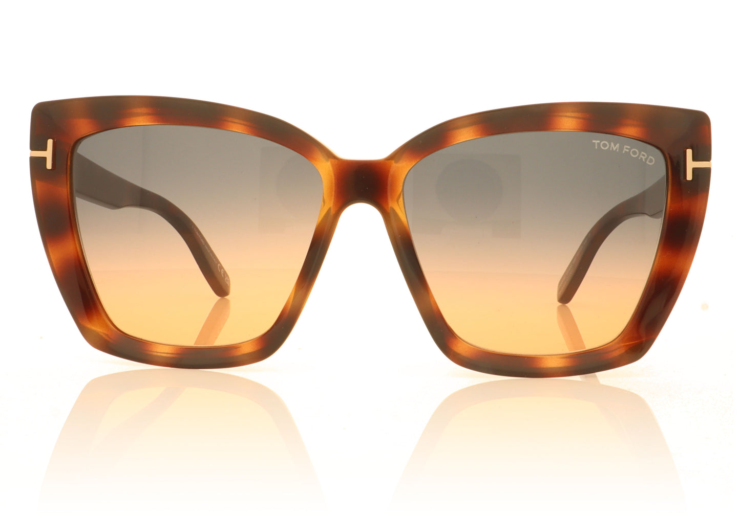 Tom Ford Scarlet 53P Tortoise Sunglasses - Front