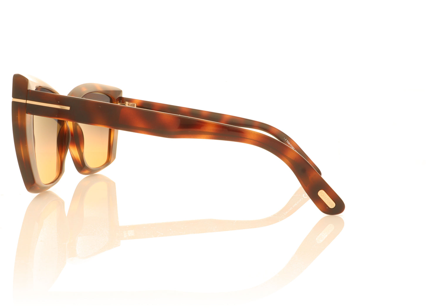 Tom Ford Scarlet 53P Tortoise Sunglasses - Side