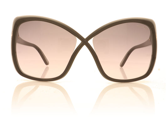 Tom Ford Jasmin 01B Black Sunglasses - Front