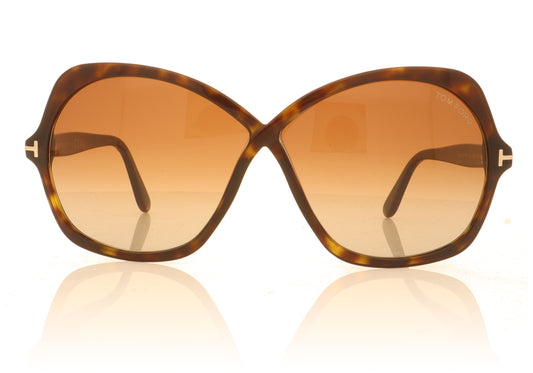 Tom Ford Rosemin 52F Tortoise Sunglasses - Front