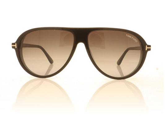 Tom Ford Marcus 01B Black Sunglasses - Front