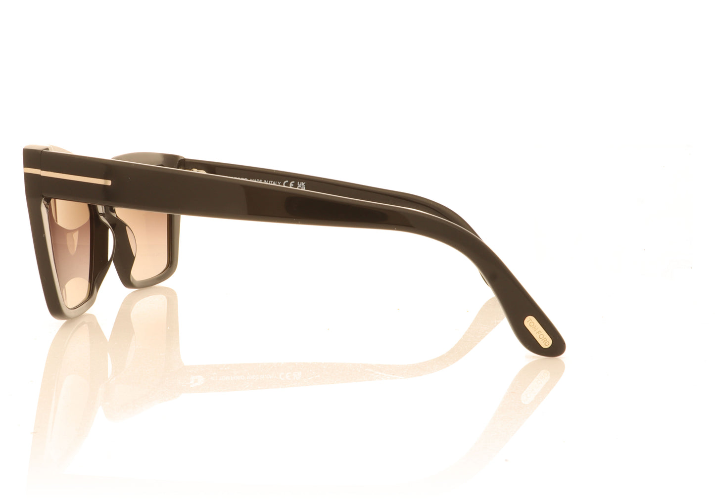 Tom Ford Winona 01Z Black Sunglasses - Side