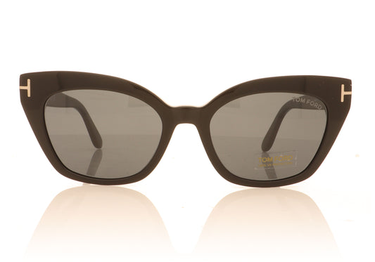 Tom Ford Juliette 01A Black Sunglasses - Front