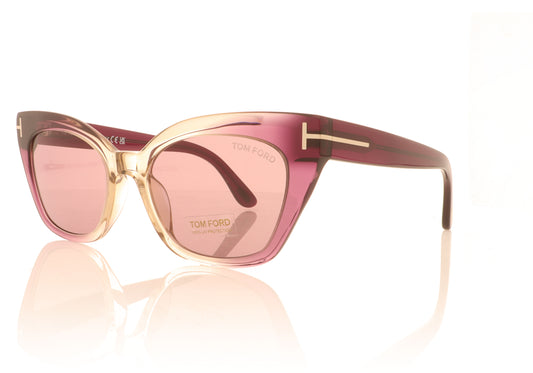 Tom Ford Juliette 83Y Purple Sunglasses - Angle