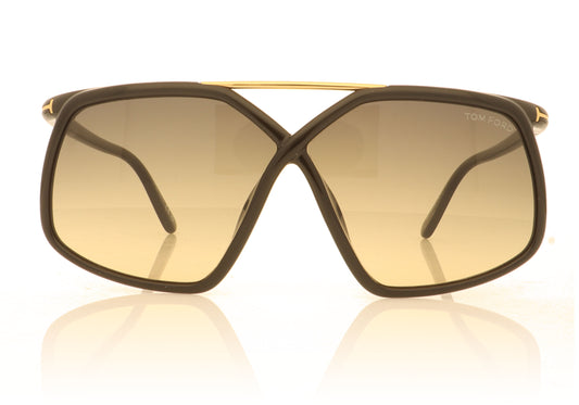 Tom Ford Meryl 01B Black Sunglasses - Front