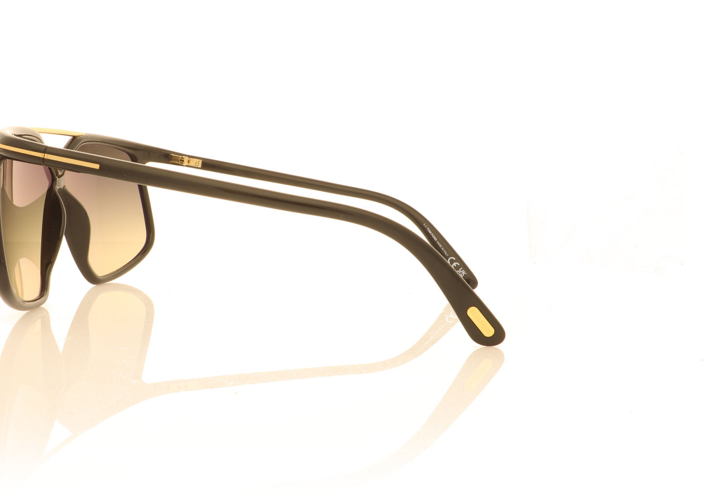 Tom Ford Meryl 01B Black Sunglasses - Side