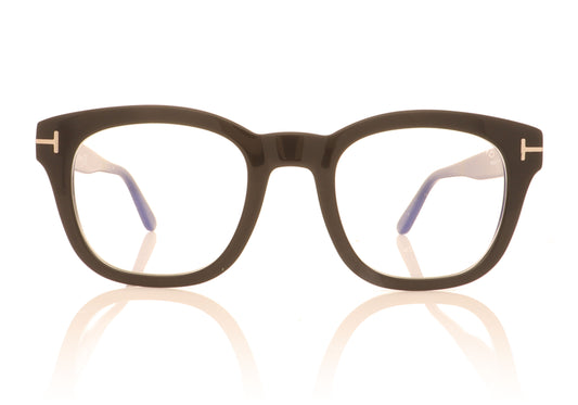 Tom Ford TF5542-B 001 Black Glasses - Front