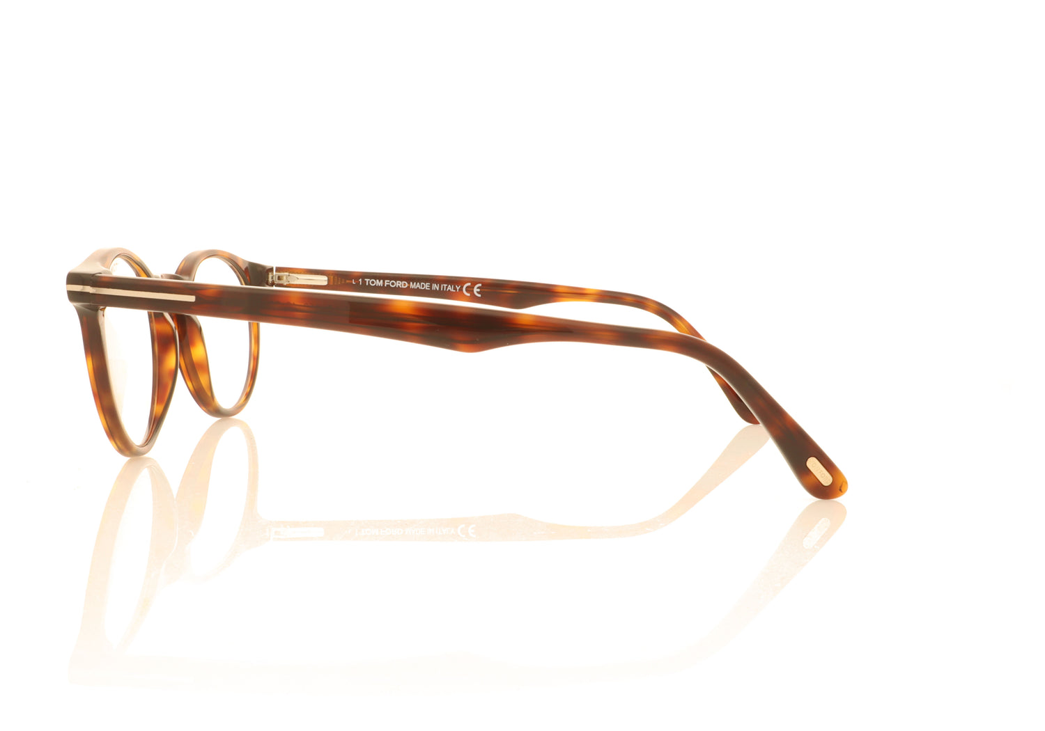 Tom Ford TF5557-B FT5557-B58052 Havana 52 Glasses - Side