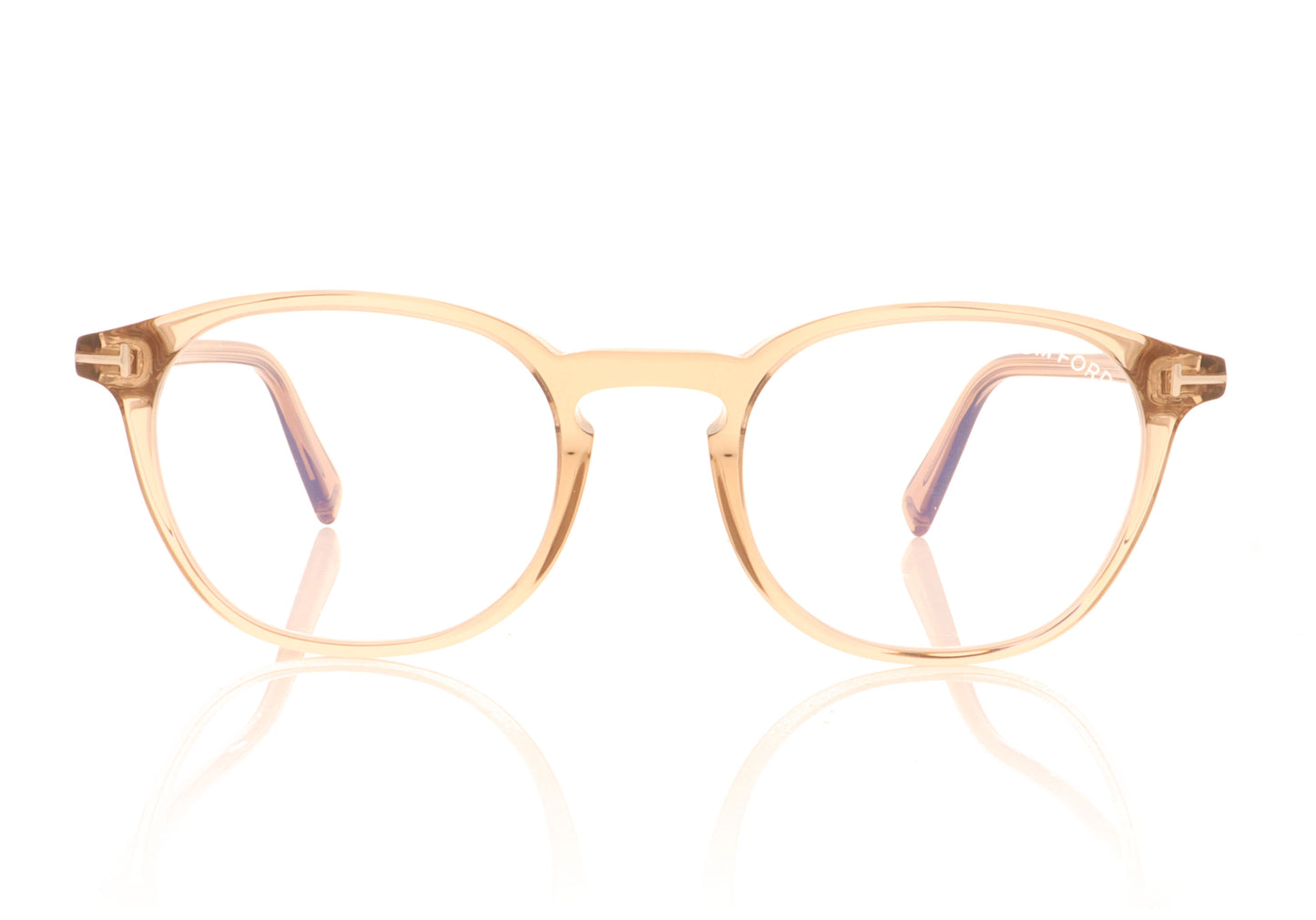 Tom Ford FT5583-B 057 Brown Glasses - Front