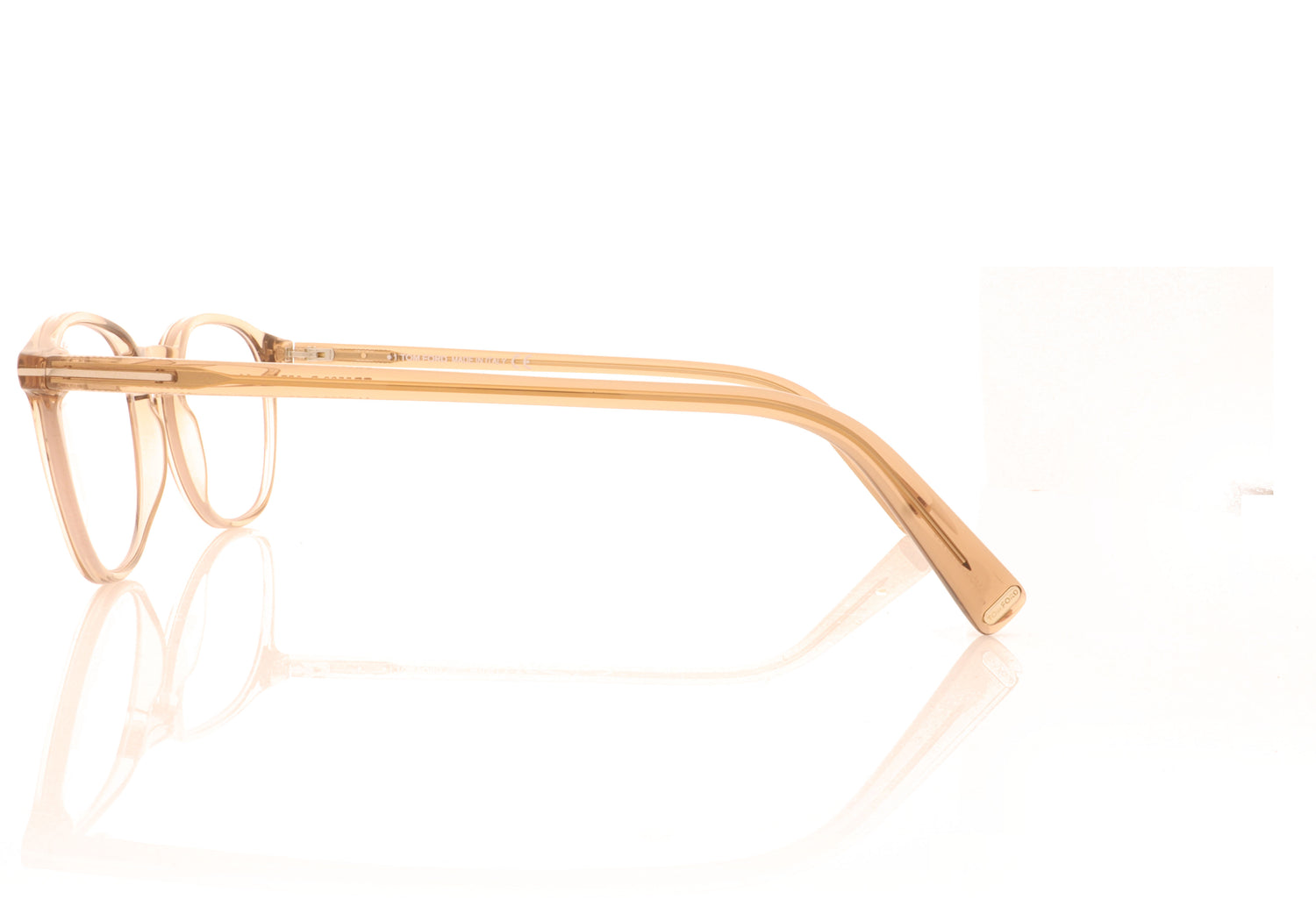 Tom Ford FT5583-B 057 Brown Glasses - Side