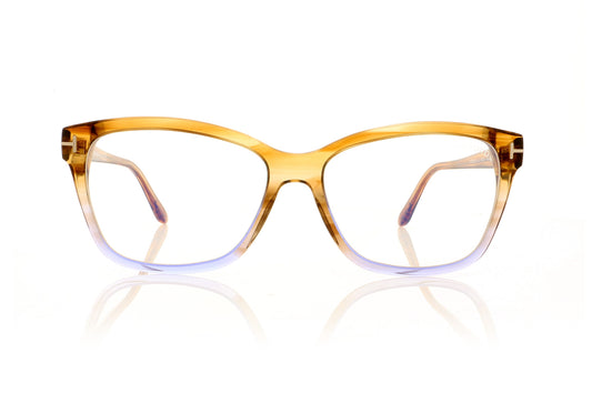 Tom Ford TF5597-B 047 Light Brown Glasses
