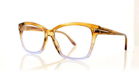 Tom Ford TF5597-B 047 Light Brown Glasses