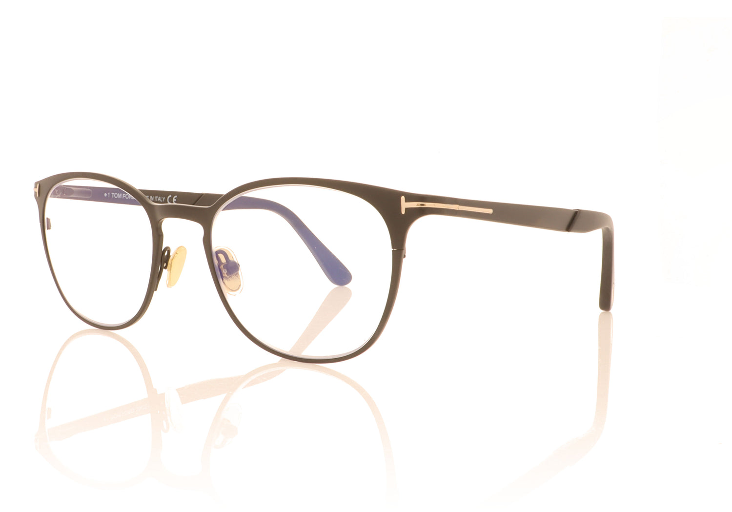 Tom Ford TF5732-B 002 Black Glasses - Angle