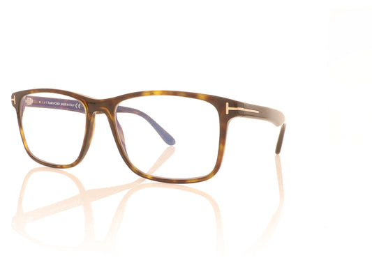Tom Ford FT5752 TF5752 052 Tortoise Glasses - Angle