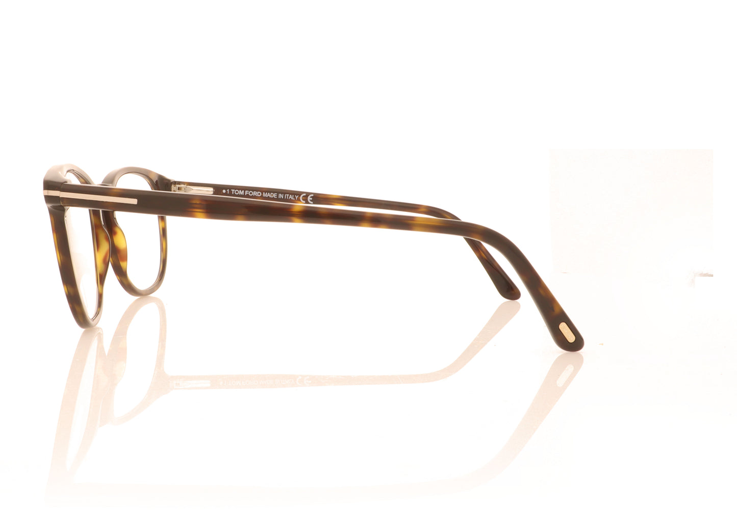 Tom Ford TF5754 052 Tortoise Glasses - Side